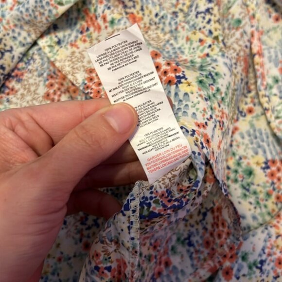 NWT PrettyLittleThing Bardot Draped Bodycon Dress Ditsy Floral Size 4 - Picture 13 of 13